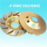 4-Zoll-Diamant-Schleiftopfrad Beton Turbo für Winkelschleifer