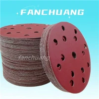6 Zoll 150 mm Keramik-Aluminiumoxid-Schleifscheibe Klett-Schleifpapierscheibe