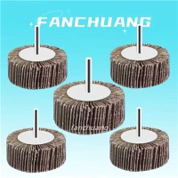 Fächerschleifscheibe mit Welle