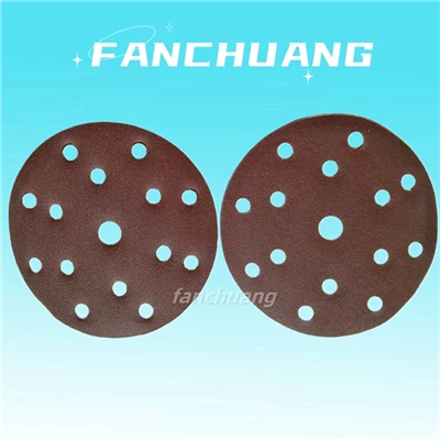 15-Loch-Aluminiumoxid-Beflockungs-Schleifpapierblatt