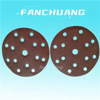 15-Loch-Aluminiumoxid-Beflockungs-Schleifpapierblatt