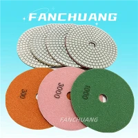 Nasse, flexible Diamantharz-Polierpads für Granit