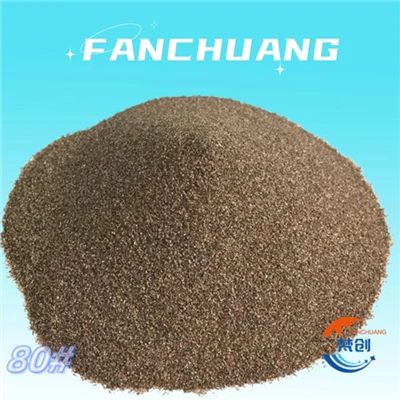 Sandstrahlen von Aluminiumoxid, braunes geschmolzenes Aluminiumoxid 80#
