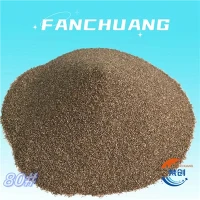 Sandstrahlen von Aluminiumoxid, braunes geschmolzenes Aluminiumoxid 80#